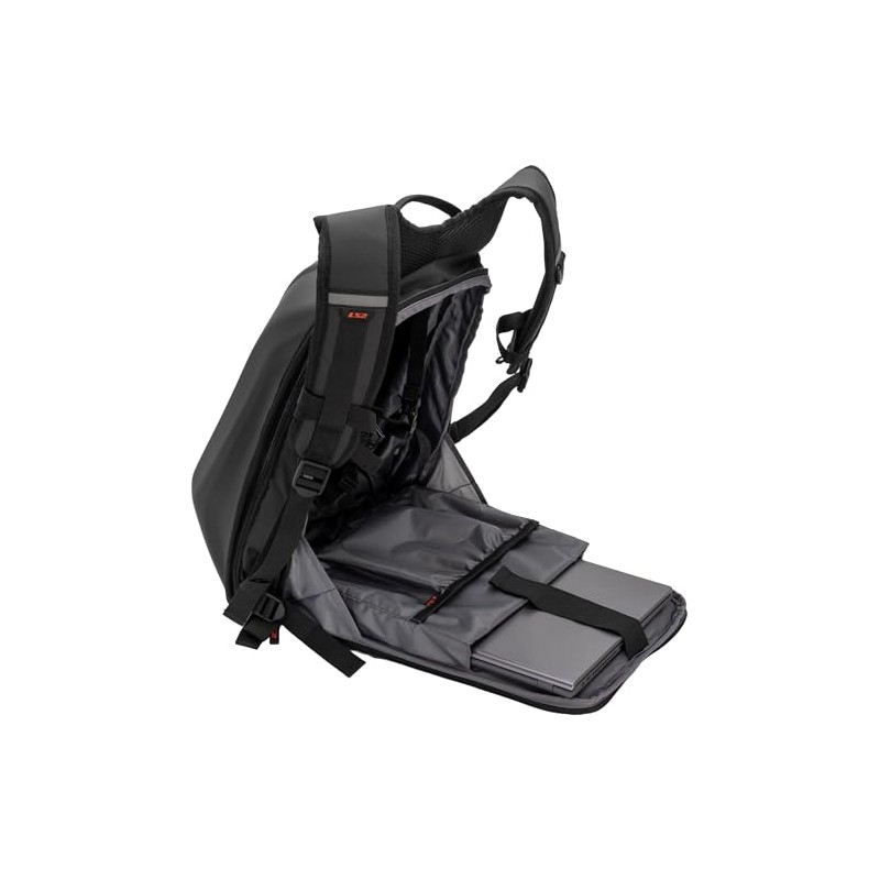 LS2 Shield Motorcycle Backpack 25L (up to 50L) Black