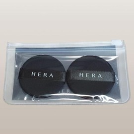 Hera 헤라 블랙 쿠션 파운데이션 퍼프 2EA Hera Black Cushion Foundation Puff 2EA