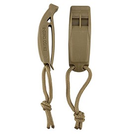 Brandit Molle Signal Whistle (Pack of 2) Coyote