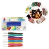 Crochet Hook Set Assorted Size TPR Soft Handle Sturdy Aluminium