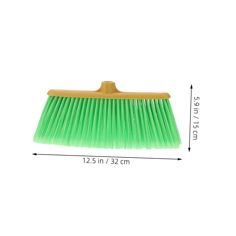 Baluue 2pcs Broom Replacement Angled Cleaning Broom Refills Sweeper for