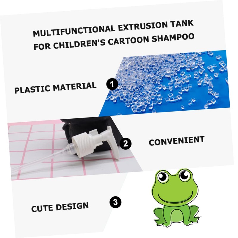 Cabilock Hand Wash Bottle Children's Soap Dispenser Cartoon Bottle Dispenser