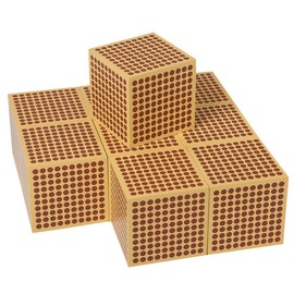 MEYOR Montessori 9 Wooden Thousand Cubes Mathematics teaching aids