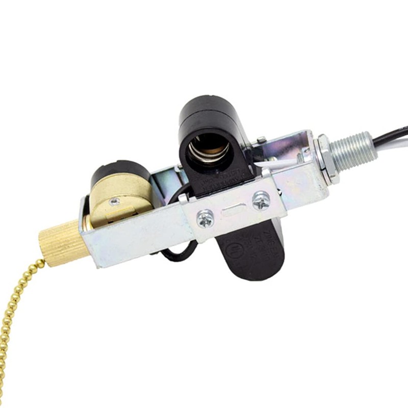 Ceiling Fan Light E-27 Multi Lampholder Socket Switch Zing Ear