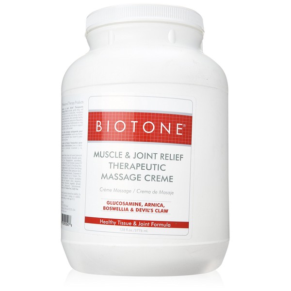 Biotone Muscle Joint Relief Creme, 128 Ounce (1 Gallon)