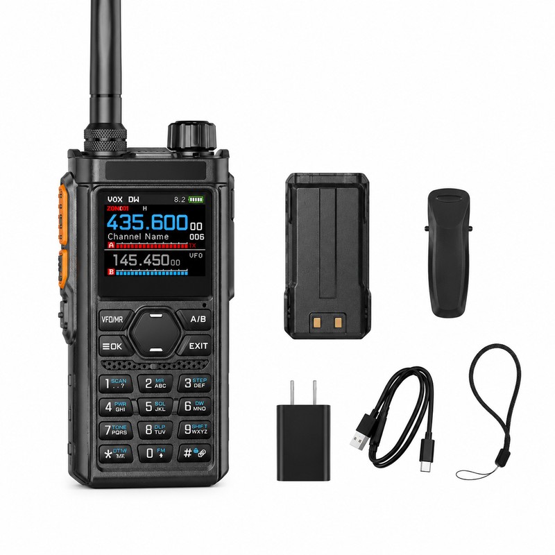 Portable Ham Radio Walkie Talkie for Outdoor Communication – Multi-Band