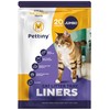 Pettiny 20 Jumbo Litter Box Liners with Drawstrings - Scratch
