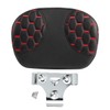 Hexagon Honeycomb Pattern Passenger Sissy Bar Backrest Pad For Harley