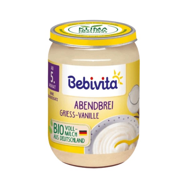 BebivitaAbendbrei Grieß-Vanille, ab dem 5.Monat 190 g