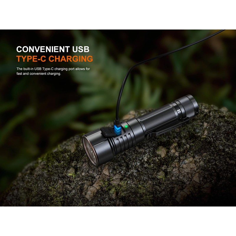 Fenix LD36R 3600 Lumens Rechargeable Flashlight,Diffuser with 6 RGB Presets