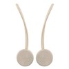 Lewondr Magnetic Curtain Tiebacks for Clamping, Curtains (2 Pieces), Window