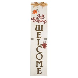 Fun Express Fall Blessings Welcome Sign (Wood) Rustic Home Decor