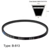 sourcing map B-813 V-belt drive belt, 813 mm (32 inches),