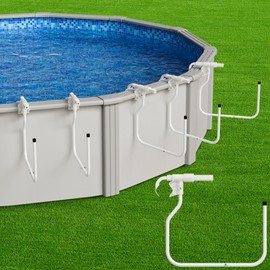 Teisaiko 5-Pack Adjustable Solar Cover Holder for Above Ground Pool