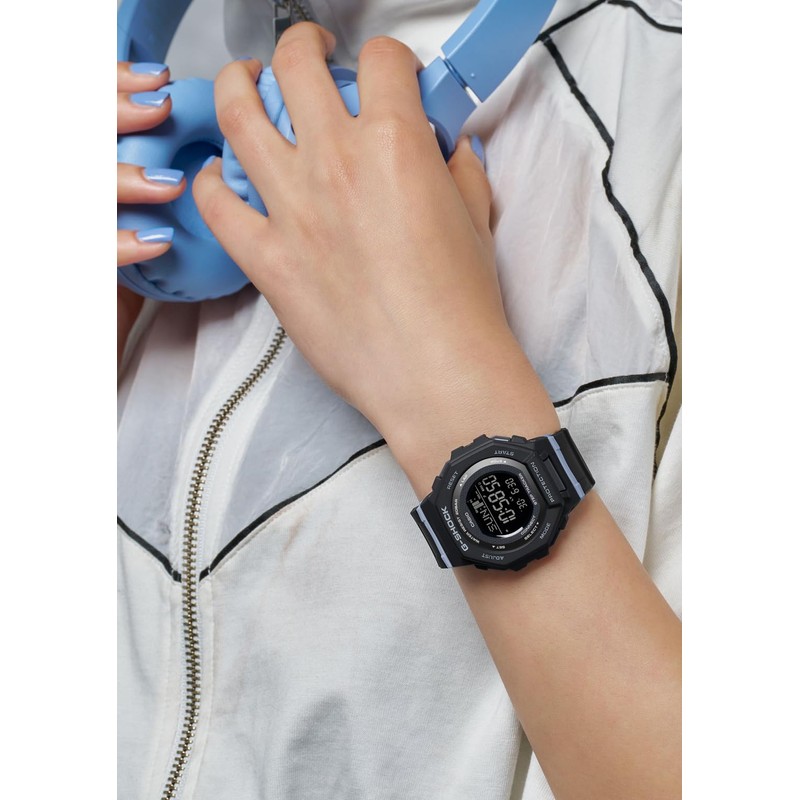 Casio GMD-B300 Wristwatch, Equipped with Bluetooth, Biomass Plastic, Black