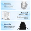 6 Set Small Angel Wings Urns for Ashes - Stainless