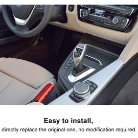 Funda de Freno de Mano para Auto – Protector Universal de Aluminio para Palanca de Freno Manual, Accesorio para Coche en Color Rojo, Compatible con la Mayoría de Modelos
