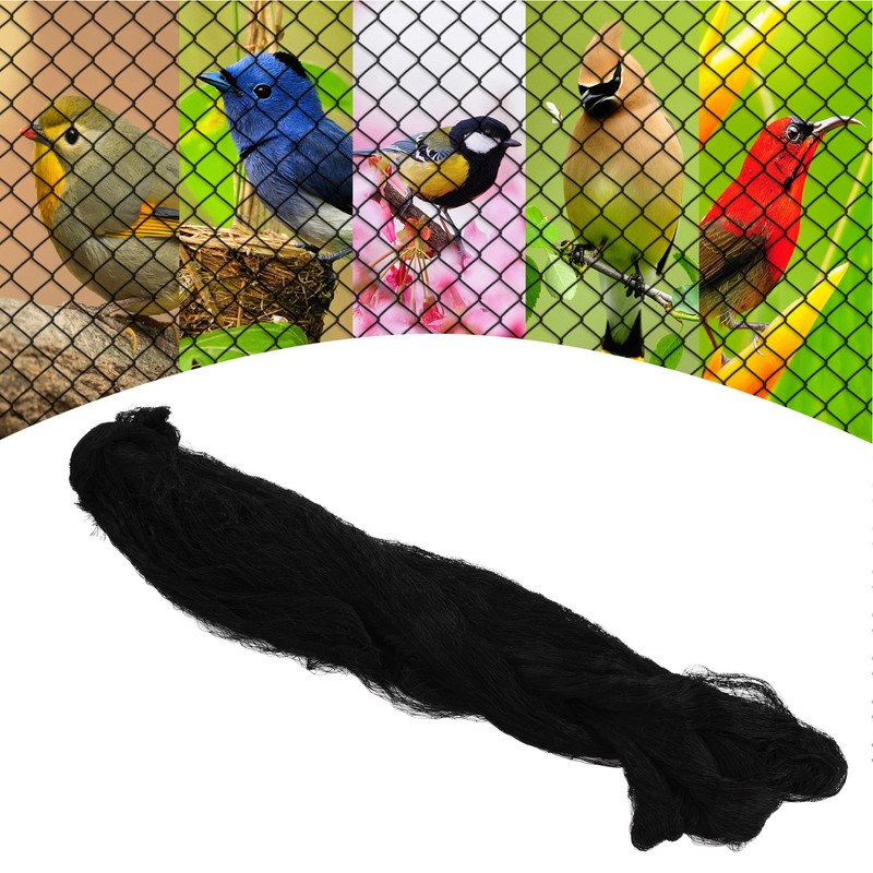 Black Anti Bird Netting Plant Tree Vegetables Protective Nylon Netting