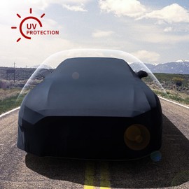 Xipoo Car Cover Compatible with 2015-2023 Ford Mustang Car Cover Sedan Cover UV Protection Scratch Proof Outdoor Full Car Cover Replacement for 2015-2023 Ford Mustang Accessories (Fit Ford Mustang)