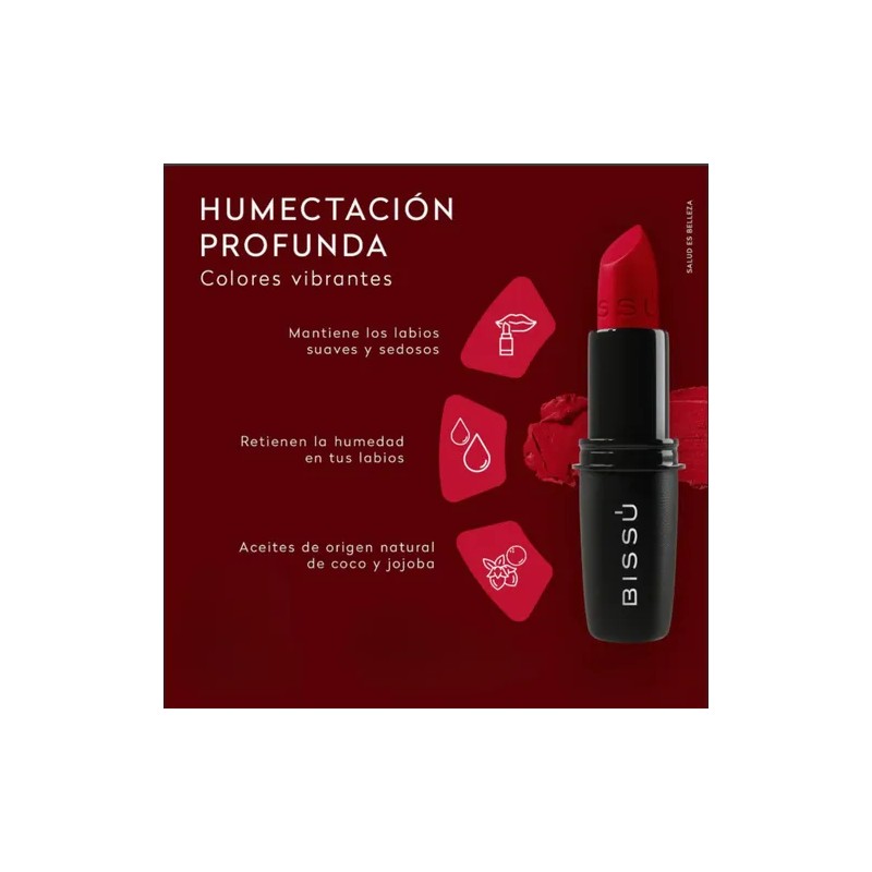 Labial Humectante Bissú Larga Duración 4g