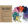 Happy Hankachi Organic Light Coral Made in Japan Imabari Soft
