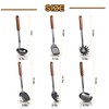 Stainless Steel Mirror Polished Kitchen Utensils Set - 6pcs Cooking