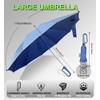 TUMAAOTU Compact Inverted Umbrella with Never Forget Carabiner Handle -