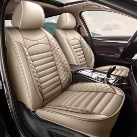 Fit For GMC Acadia 2017-2023 Car Luxury Leather 2-Sits Front Row Seat Covers Pad