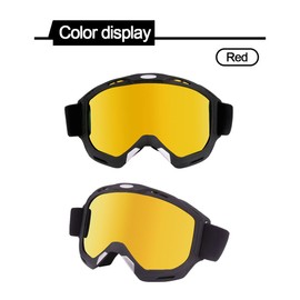Motorcycle Padding Goggles Anti-UV Dustproof Windproof Riding Glasses Adjustable Eyewear for Outdoor Sports Actives