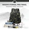 CGYCSY 18'' Dark Camo School Backpack for Teens, 35L Water