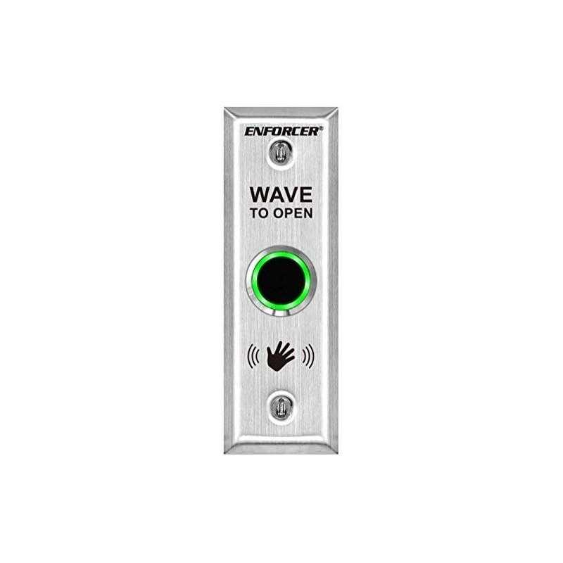 Seco-Larm Enforcer Slimline No Touch Request-to-Exit Plate, Outdoor (SD-9163-KSQ)