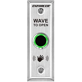 Seco-Larm Enforcer Slimline No Touch Request-to-Exit Plate, Outdoor (SD-9163-KSQ)