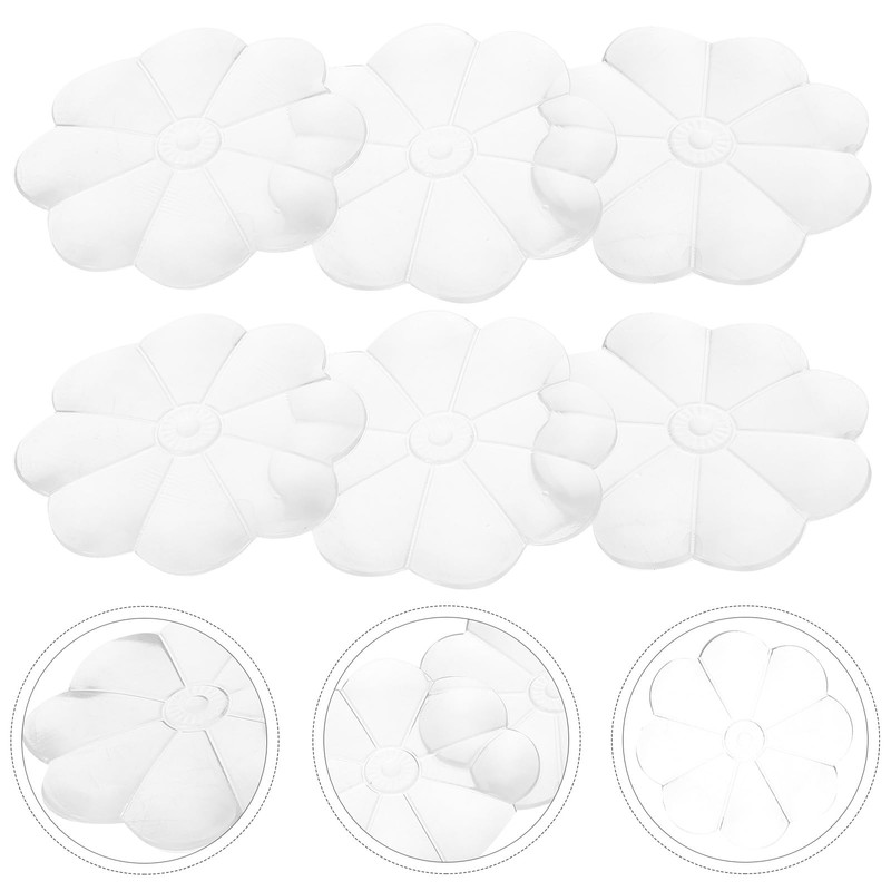 10 Pcs Door Stopper Wall Protector: Clear Self Adhesive Rubber