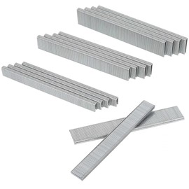 HW HAMWOO 18 Gauge 1800PCS,1/4" Narrow Crown Staples (1/2"- 400; 3/4"- 400; 1"- 400) and Brad Nails (5/8"-300,3/4"-300), Suitable for Most Brand of 18 Gauge Stapler