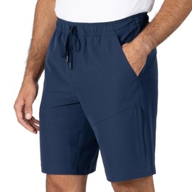 Gerry Men's 4-Way Stretch Elastic Waistband Lightweight Trail Short (Blue, X-Large)