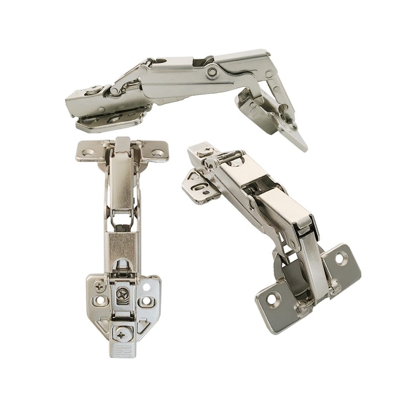 LOOTICH Clip-on 165 Degree Corner Stop Soft Close Hinges 35