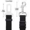 2 Packs Pet Car Seat Belt, Adjustable Length Vehicle Seatbelt