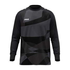 JAKO Maglia da Portiere Unisex River, Nero, S