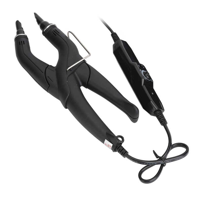 Extension Hair Iron Adjustable Temperature Rotatable Power Cord Ergonomic Safety