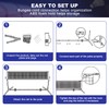 BAGAIL All-in-1 Badminton Net, Height Adjustable (Up to 5.1') Kids