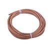 KONMAY - Cordón de piel trenzado natural clásico de 5