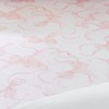 Catherine Lansfield Bow Single Fitted Sheet White/Pink