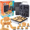 Train Set Waffle Maker- Build Waffle or Pancake Shaped Tracks,