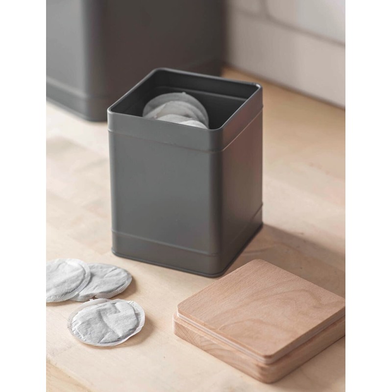 Garden Trading Borough Canister in Anthracite - Steel