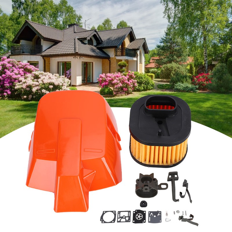 Garden Tools Chainsaw Air Filter Assembly Throttle Lever Kit Accessories