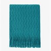 BOURINA Textured Solid Soft Sofa Throw Couch Cover Knitted Decorative