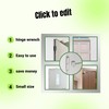 sysho door hinge adjustment tool - Size 0.55 in-0.75 in