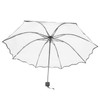 VALICLUD Portable Sun and Umbrella, Transparent Foldable Umbrella, Windproof Compact