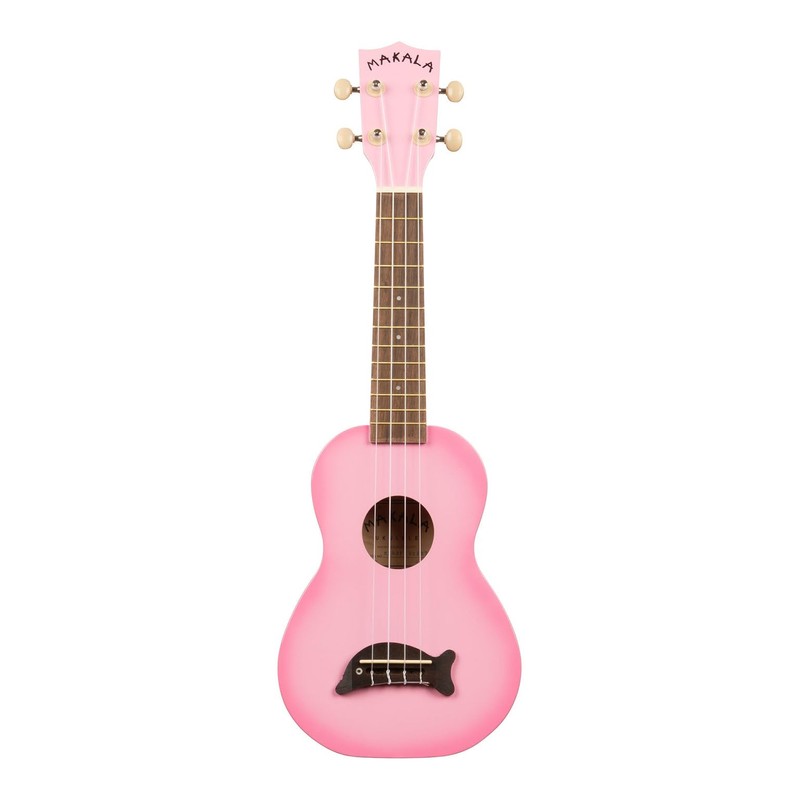 Pink Burst Soprano Dolphin Ukulele