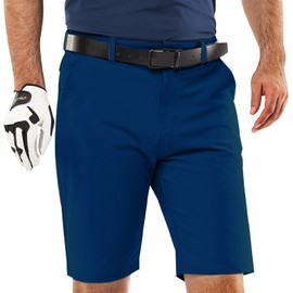 33,000ft Men's Golf Shorts 10" Dry Fit, Lightweight Stretch Golf Short UPF 50+ Quick Dry Work Dress Shorts with 5 Pockets